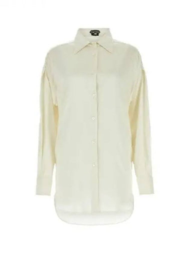 White silk satin shirt 270785 - TOM FORD - BALAAN 1