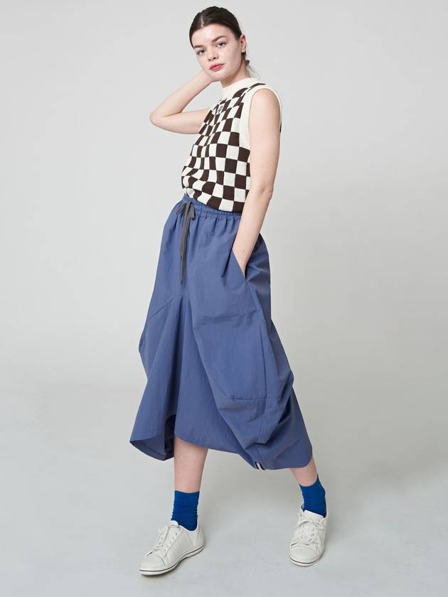 Panel Flare A-Line Skirt Violet - ATHPLATFORM - BALAAN 4