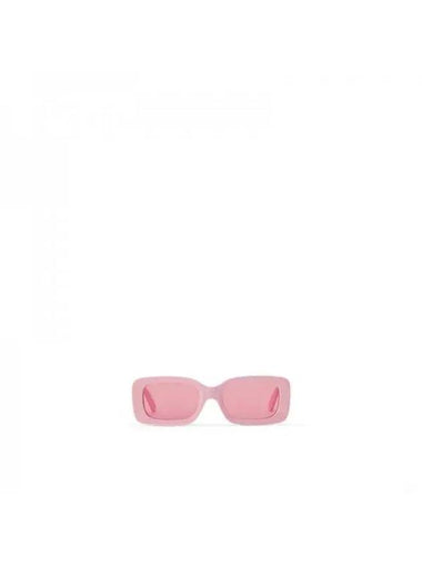 LV Circle Rectangle Sunglasses Pink - LOUIS VUITTON - BALAAN 1