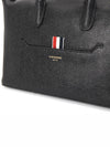 Pebble Grain Small Duffel Bag Black - THOM BROWNE - BALAAN 8