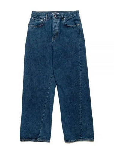 WIDE TWIST RINSE BLUE 5076 denim pants - SUNFLOWER - BALAAN 1