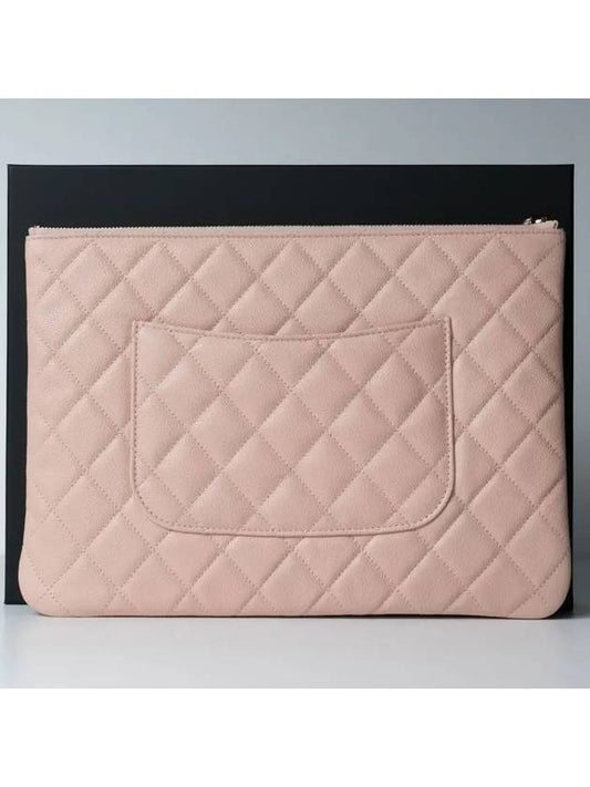 Classic Caviar Clutch Bag Pink A82545B10583NS841 - CHANEL - BALAAN 2