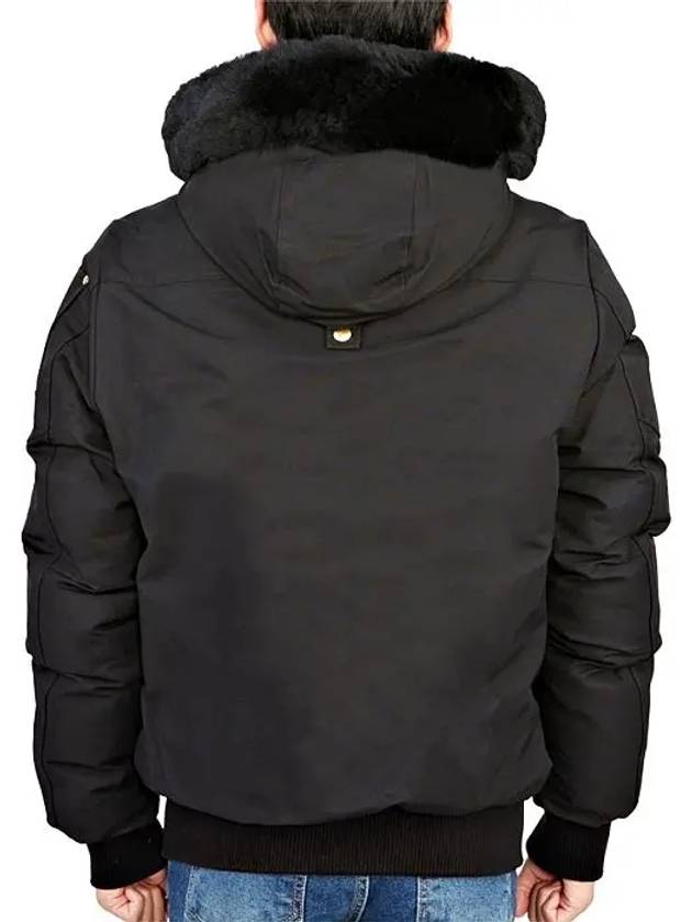 Gold Ballistic Bomber Jacket Black Fox Fur Black - MOOSE KNUCKLES - BALAAN 11