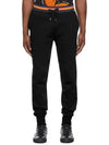 Artist Striped Lounge Cotton Track Pants Black - PAUL SMITH - BALAAN 2