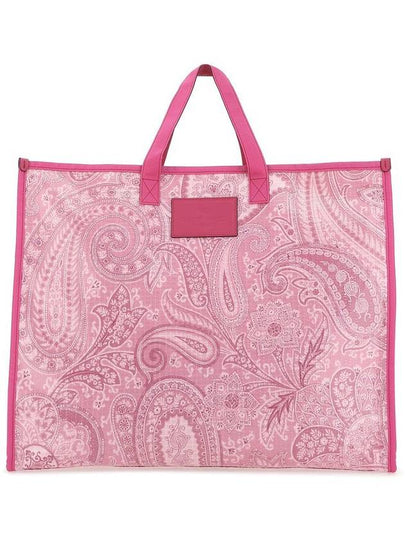 Liquid Paisley Large Tote Bag Pink - ETRO - BALAAN 2