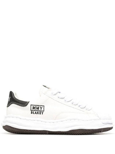 Blakey OG Sole Canvas Low Top Sneakers White - MAISON MIHARA YASUHIRO - BALAAN 2