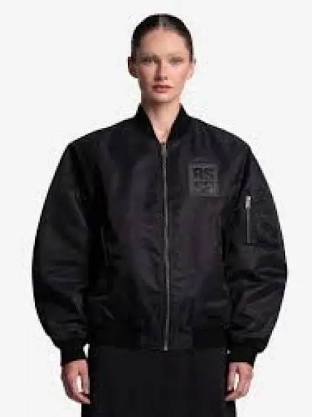 Logo Patch Bomber Jacket Dark Blue 231M628300000043 1242784 - RAF SIMONS - BALAAN 1