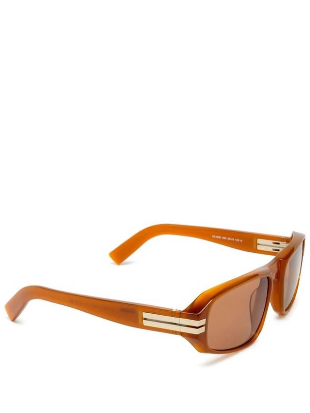 Zegna EZ0262 Shiny Light Brown - ERMENEGILDO ZEGNA - BALAAN 2