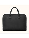 2024 W engraved Victoria Light Black Togo - HERMES - BALAAN 2