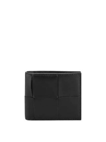 Intrecciato Cassette Half Wallet Black - BOTTEGA VENETA - BALAAN 2