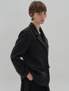 herringbone wool jacket dust black - JUN BY JUN K - BALAAN 2