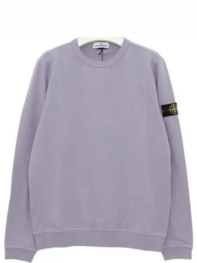 Kids Stretch Diagonal Fleece Sweatshirt Purple - STONE ISLAND - BALAAN 2