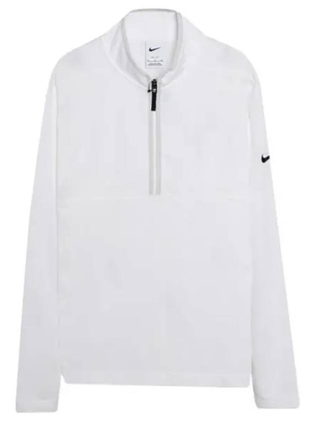 Men's Dry Fit Victory Half Zip Long Sleeve T-Shirt White - NIKE - BALAAN 2