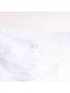 Logo Print Sweatshirt White - AMI - BALAAN 5