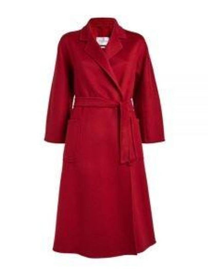 Ludmilla 1 Belt Cashmere Single Coat Red - MAX MARA - BALAAN 2