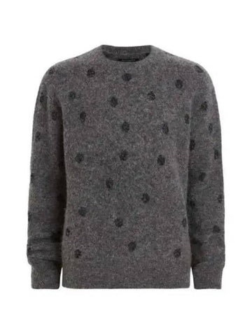 Polk Crew Men s Knit MK088Z CHARCOAL MARL - ALLSAINTS - BALAAN 1