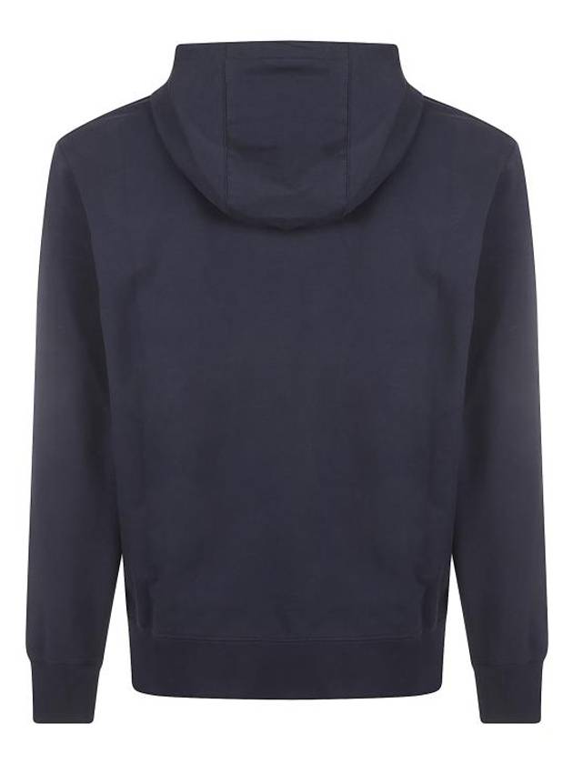 The Metropolis Series Stretch Fleece Hoodie Navy - CP COMPANY - BALAAN 3