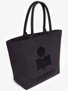 Yenki Logo Tote Bag Black PM0001FA A1X18M - ISABEL MARANT - BALAAN 4