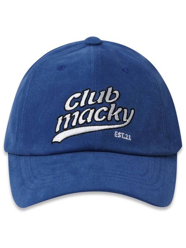 Embroidered Ball Cap Flua Ball Cap Blue MCFW23BC 1BL - MACKY - BALAAN 2