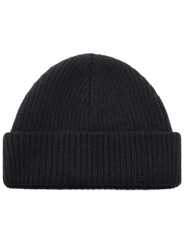 Heart Logo Wool Beanie Black - AMI - BALAAN 6