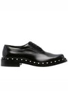 M Way Rockstud Leather Derby Black - VALENTINO - BALAAN 2