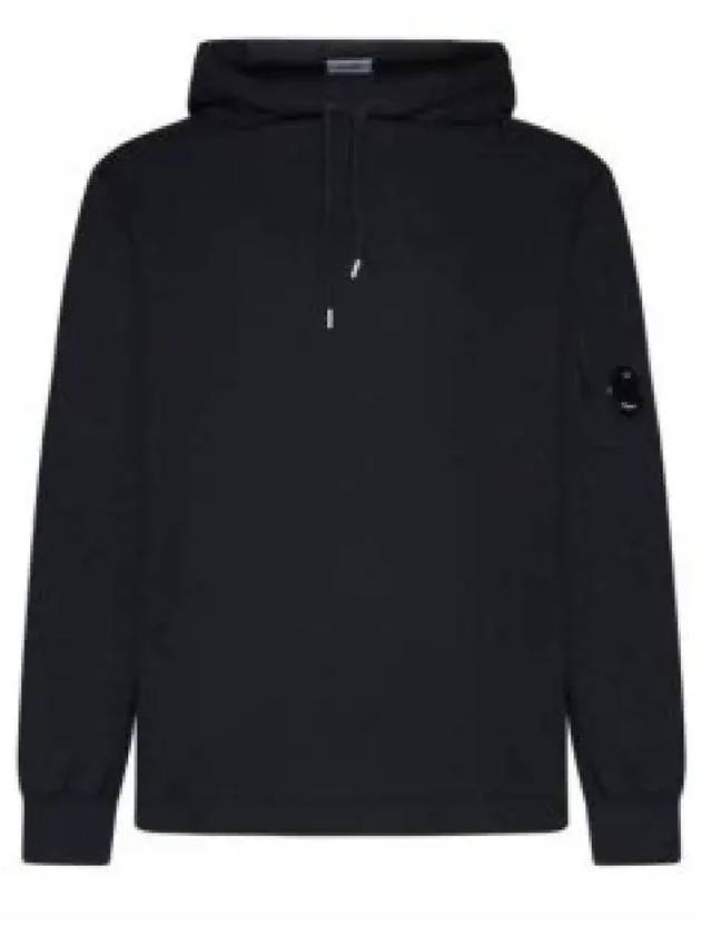 Light Fleece Hoodie Black - CP COMPANY - BALAAN 2