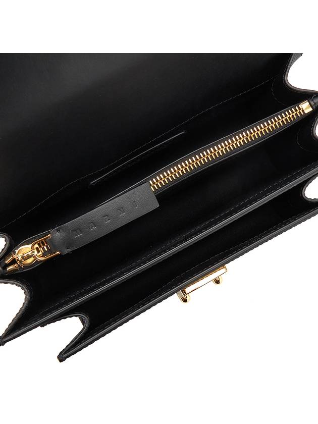 Trunk Bag E/W In Black Leather - MARNI - BALAAN 7