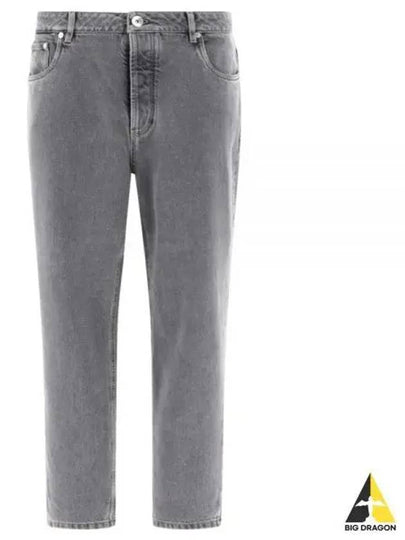 Straight Fit Five Pocket Jeans Grey - BRUNELLO CUCINELLI - BALAAN 2