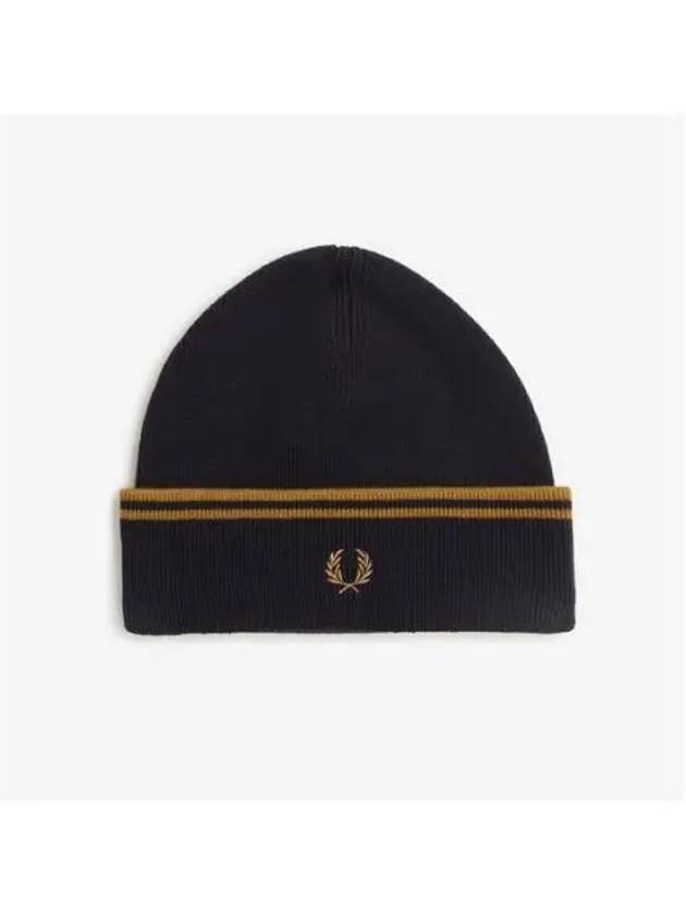 Fred Perry Twin Tip Merino Wool Beanie R63 CFPU2339150 - FRED PERRY - BALAAN 1