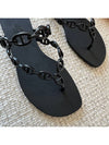 island sandals black - HERMES - BALAAN 4