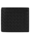 Intrecciato Weaving Half Wallet Black - BOTTEGA VENETA - BALAAN 2