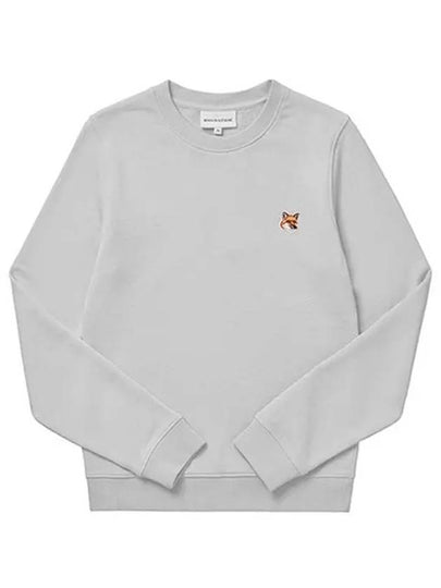 Fox Head Patch Regular Sweatshirt Grey - MAISON KITSUNE - BALAAN 2