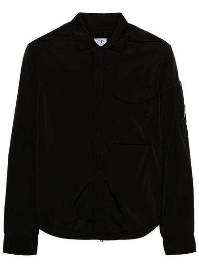 Chrome-R Pocket Over Long Sleeve Shirt Black - CP COMPANY - BALAAN 2