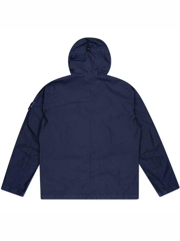 Waffen Patch Membrana Hooded Jacket Navy - STONE ISLAND - BALAAN 4