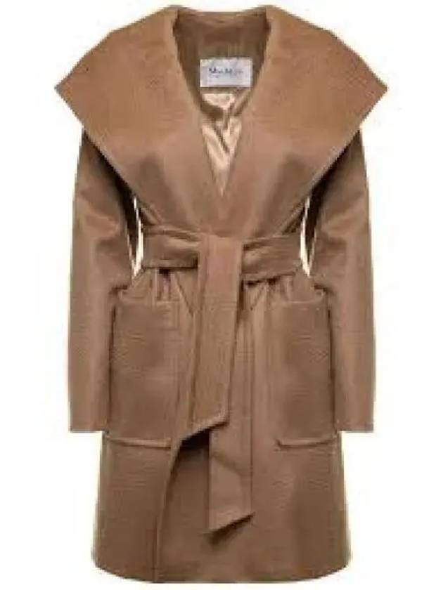 Women's Rialto Wool Single Coat Camel - MAX MARA - BALAAN 2