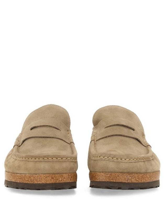 Naples Suede Mule Loafer Taupe Beige - BIRKENSTOCK - BALAAN 6