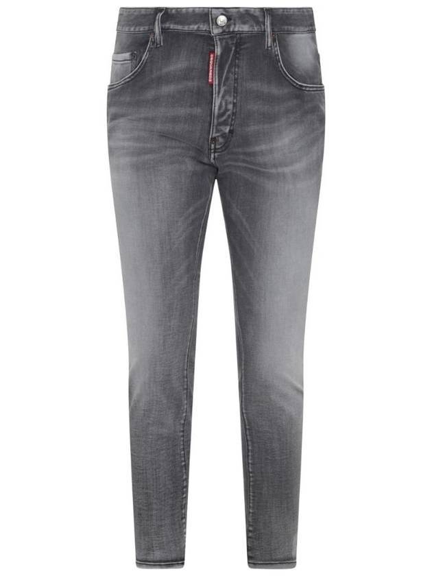 Proper Wash Skater Straight Jeans Grey - DSQUARED2 - BALAAN 1