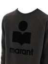 Milly Logo Sweatshirt Faded Black - ISABEL MARANT - BALAAN 5