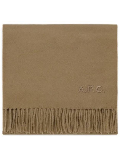 Ambroise Embroidered Muffler Camel - A.P.C. - BALAAN 2