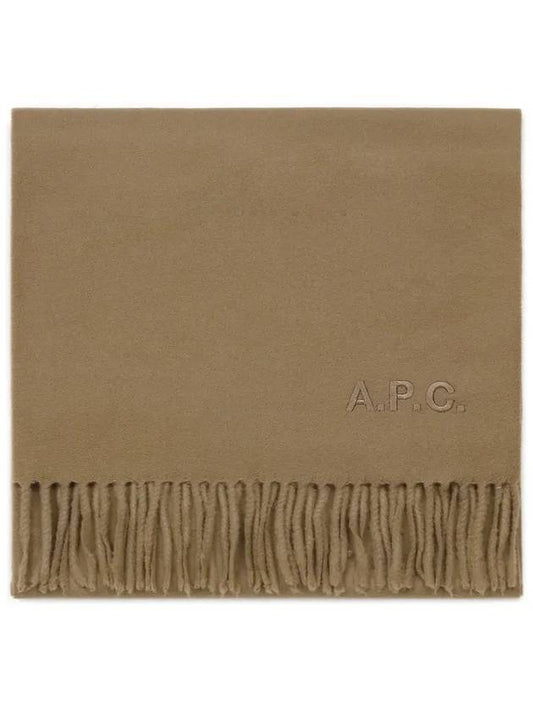 Ambroise Embroidered Muffler Camel - A.P.C. - BALAAN 2