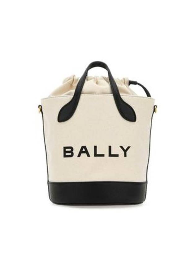 Bar Bucket Tote Bag White - BALLY - BALAAN 1