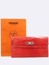 Crocodile long wallet - HERMES - BALAAN 6