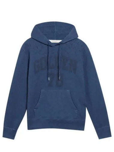 Journey Collection Hoodie Blue GMP01224 P000818 - GOLDEN GOOSE - BALAAN 1