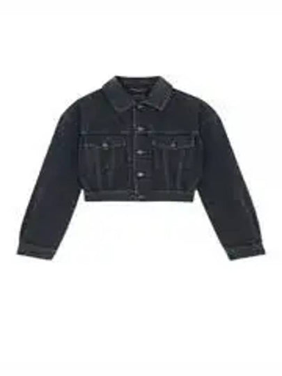 Neo 80s Denim Jacket Black - SAINT LAURENT - BALAAN 2