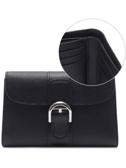 Brillant Compact Half Wallet Black - DELVAUX - BALAAN 2
