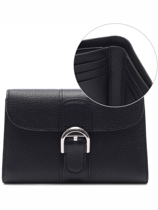Brillant Compact Half Wallet Black - DELVAUX - BALAAN 3