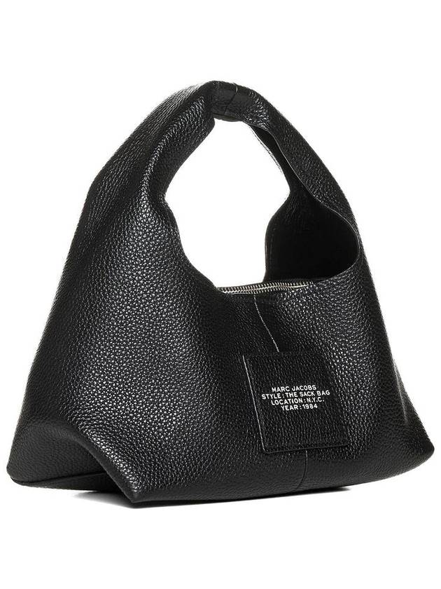 'The Mini Sack' Black Handbag With Logo In Leather Woman - MARC JACOBS - BALAAN 4