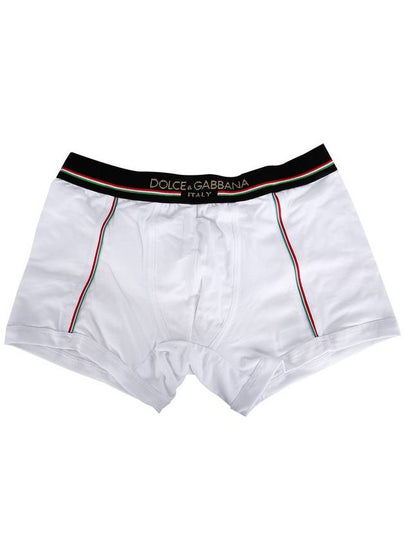 Logo Band Boxer Briefs White - DOLCE&GABBANA - BALAAN 2