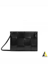 Intrecciato Cassette Mini Cross Bag Black - BOTTEGA VENETA - BALAAN 2