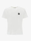 Logo Patch Short Sleeves T-Shirt White - STONE ISLAND - BALAAN 2